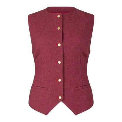 Front - Lily And Lionel Womens/Ladies Pandora Herringbone Sleeveless Waistcoat
