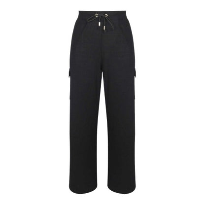 Front - Biba Womens/Ladies Open Hem Wide Leg Joggers