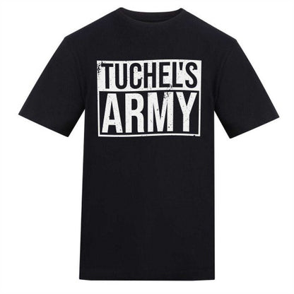 Front - AWD Mens Tuchel´s Army Graphic Print T-Shirt