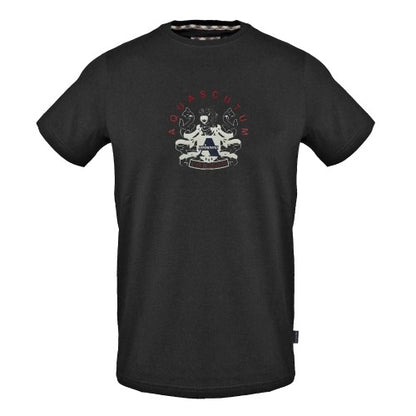 Front - Aquascutum Mens Graphic Print T-Shirt