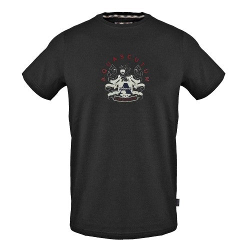 Front - Aquascutum Mens Graphic Print T-Shirt