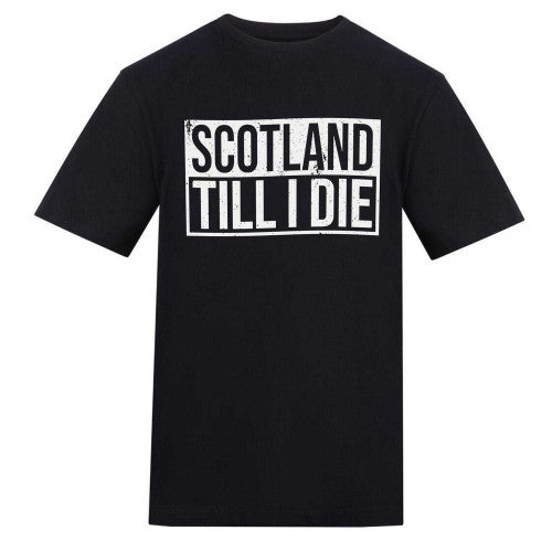 Front - AWD Mens Scotland Till I Die T-Shirt
