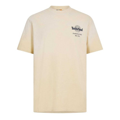 Front - Timberland Mens Back Print Oversized T-Shirt