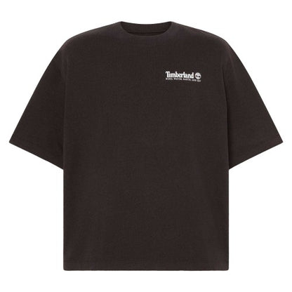 Front - Timberland Mens Mountain Scene T-Shirt