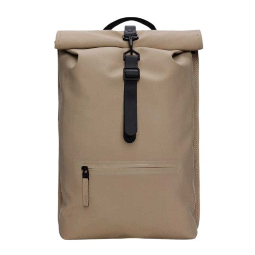 Front - Rains Plain Waterproof Cycling Rucksack