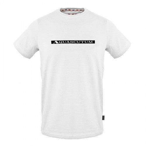 Front - Aquascutum Mens Box Logo T-Shirt