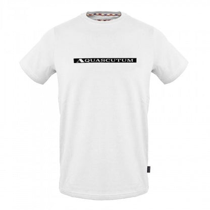 Front - Aquascutum Mens Box Logo T-Shirt