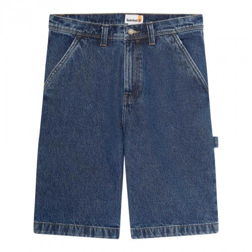 Front - Timberland Mens Denim Plain Shorts