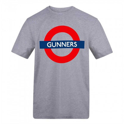Front - AWD Unisex Adult Gunners Tube T-Shirt