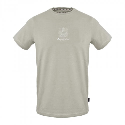 Front - Aquascutum Mens Crest Slim T-Shirt