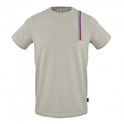 Front - Aquascutum Mens Logo Cotton T-Shirt