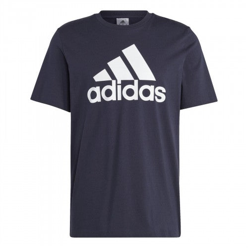 Front - Adidas Mens Essentials Logo Cotton T-Shirt