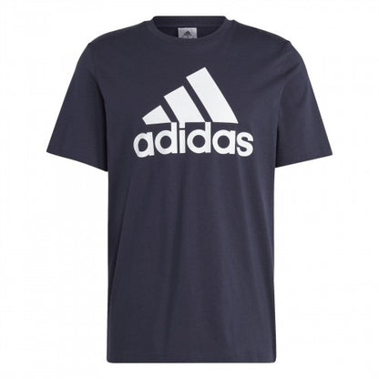 Front - Adidas Mens Essentials Logo Cotton T-Shirt