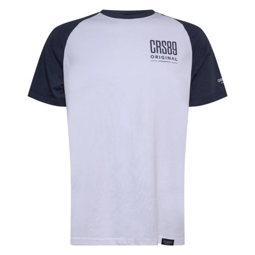 Front - Crosshatch Mens Bretsby Logo Cotton T-Shirt