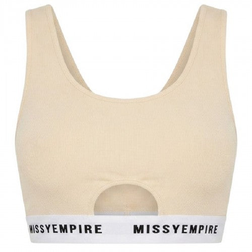 Front - Missy Empire Womens/Ladies Cut Out Bra