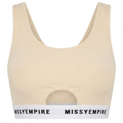 Front - Missy Empire Womens/Ladies Cut Out Bra