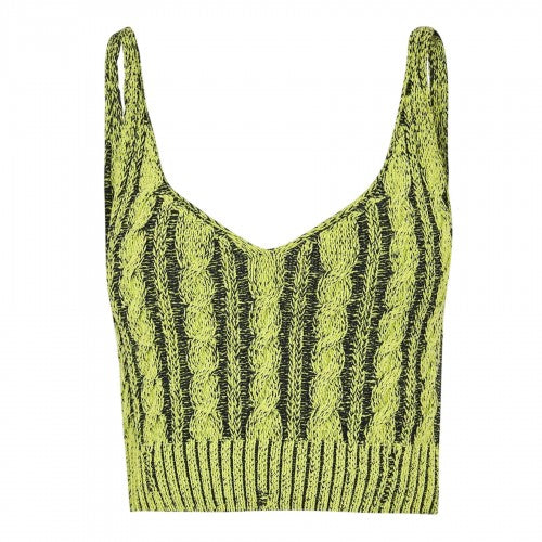 Front - Diesel Womens/Ladies Milos Cable Knit Bralette