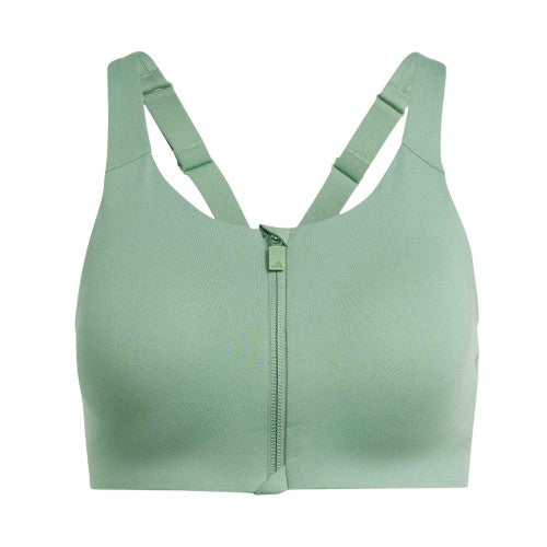 Front - Adidas Womens/Ladies Luxe Scoop Neck Sports Bra