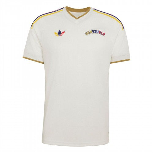 Front - Adidas Unisex Adult Venezuela FIFA World Cup 26 Away Shirt