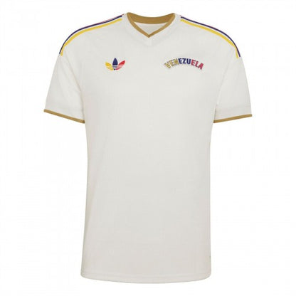 Front - Adidas Unisex Adult Venezuela FIFA World Cup 26 Away Shirt