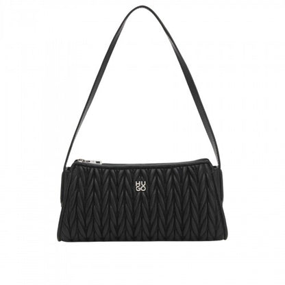 Front - Hugo Chris 2.0 Ma Textured Faux Leather Hobo Bag