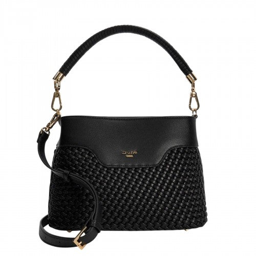 Front - Dune London Woven Shoulder Bag