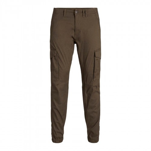 Front - Jack And Jones Mens Paul Cargo Trousers