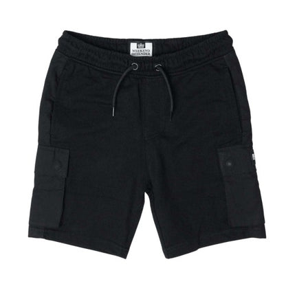 Front - Weekend Offender Childrens/Kids Flamengo Fleece Cargo Shorts