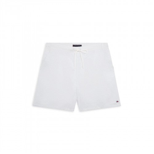 Front - Tommy Hilfiger Mens Stripe Seersucker Swim Shorts