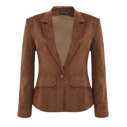 Front - I Saw It First Womens/Ladies Cinched Waist Tailored Blazer
