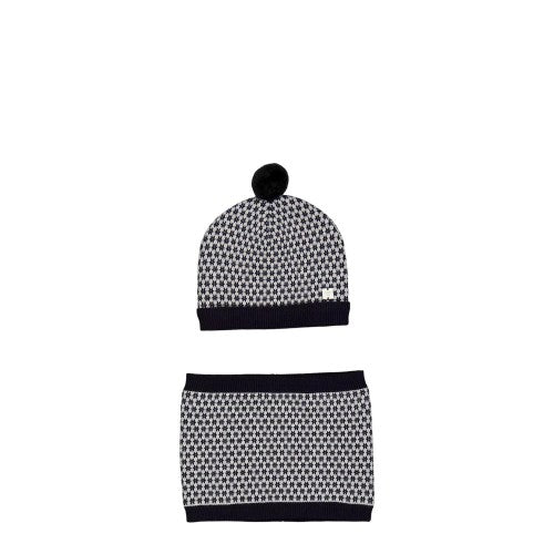 Front - Carrement Beau Childrens/Kids Beanie & Snood Set