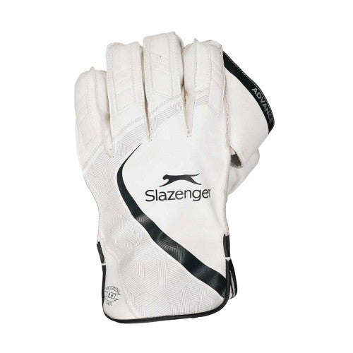 Front - Slazenger Childrens/Kids Fleece Cricket Wicket Keeper Gloves