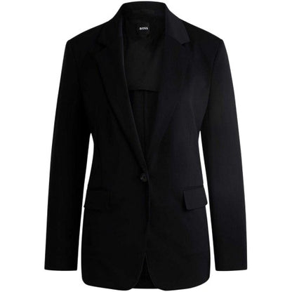 Front - Boss Womens/Ladies Jersey Relaxed Fit Blazer