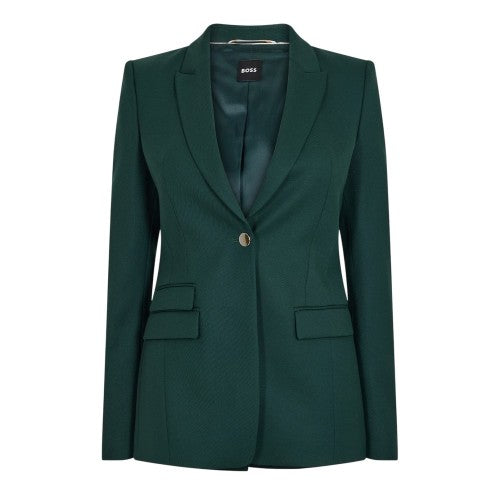 Front - Boss Womens/Ladies Juicy Lara Flap Pocket Regular Blazer