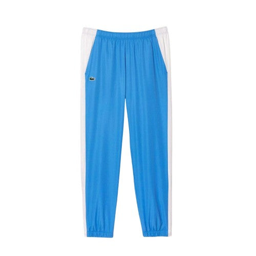 Front - Lacoste Mens Colour Block Tapered Tracksuit Bottoms