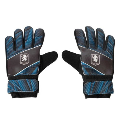 Front - Aston Villa FC Childrens/Kids Goalkeeper Gloves