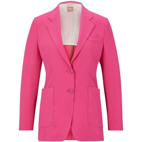 Front - Boss Womens/Ladies Plain Lapel Collar Blazer