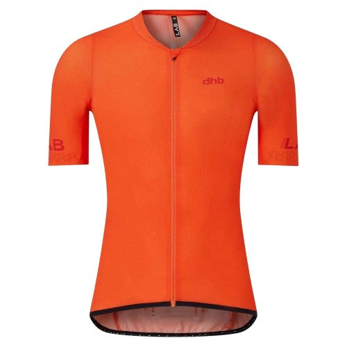 Front - dhb Mens Aeron Short-Sleeved Cycling Jersey