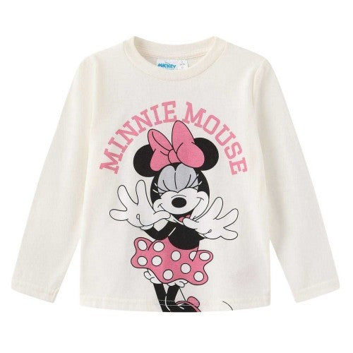 Front - Disney Childrens/Kids Minnie Mouse Big Smile T-Shirt