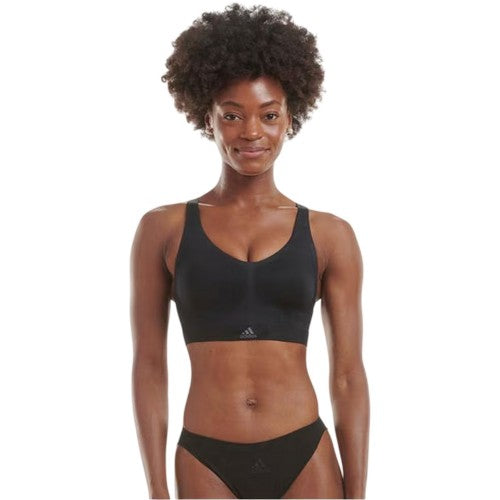 Front - Adidas Womens/Ladies Seamless Sports Bra