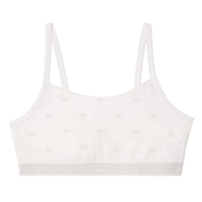 Front - Lacoste Womens/Ladies Logo All-Over Print Bralette