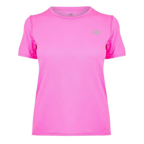 Front - New Balance Womens/Ladies Performance Short-Sleeved Running Top