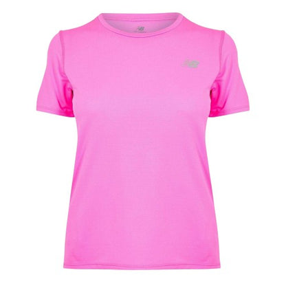 Front - New Balance Womens/Ladies Performance Short-Sleeved Running Top