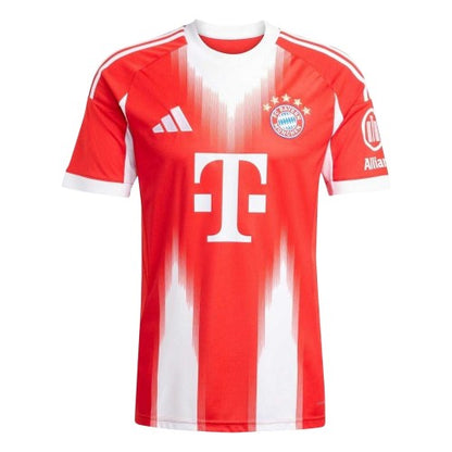 Front - Adidas Unisex Adult 2025/2026 FC Bayern Munich Football Shirt