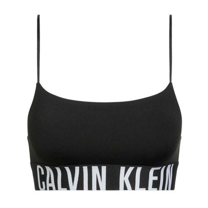 Front - Calvin Klein Womens/Ladies Repeat Logo Snug Fit Sports Bra