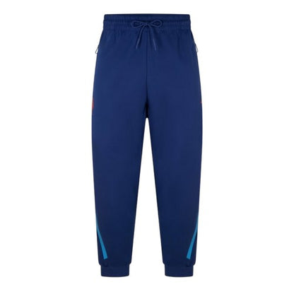 Front - Adidas Mens Fleece France Travel Joggers
