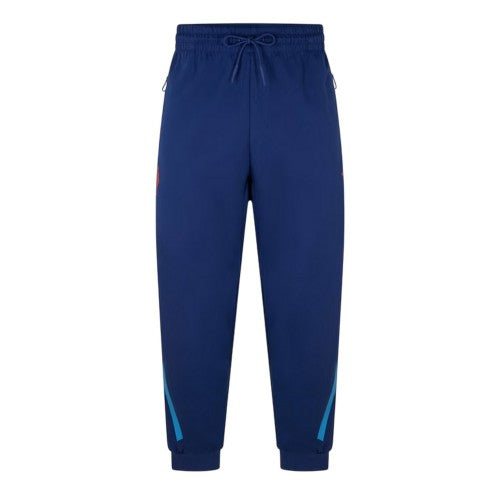 Front - Adidas Mens Fleece France Travel Joggers