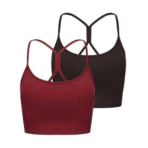 Front - Slazenger Womens/Ladies Snug Fit Bralette (Pack of 2)