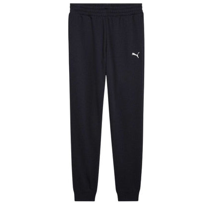 Front - Puma Mens Logo Cuffed Joggers