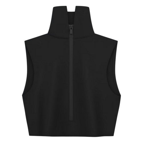 Front - Adidas Womens/Ladies High-Neck Crop Top
